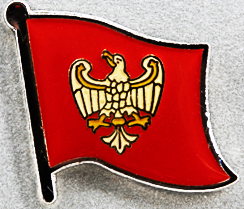 Mazowieckie Flag Pin Poland