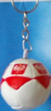 Poland Soccer Key Ring