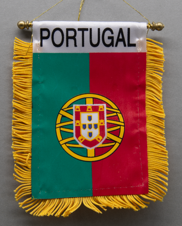 Portugal Mini Car Flag