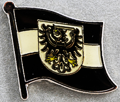 Prussia West Flag Lapel Pin Historical