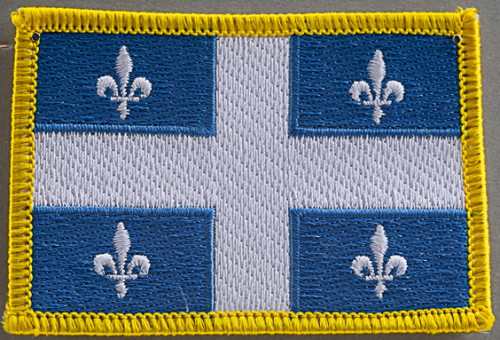 Quebec Canada Rectangular Patch