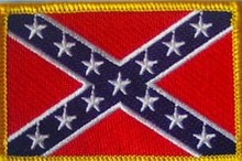 Confederate USA Rectangular Patch