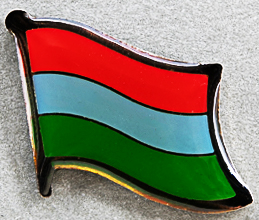 Karelia Flag Pin Russia
