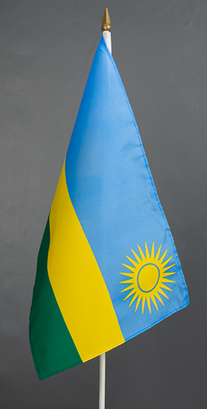 Rwanda Hand Waver Flag