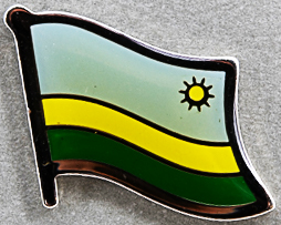 Rwanda Flag Pin AFN