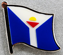 Saint Martin Flag Pin