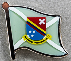 San Andres Flag Lapel Pin (Colombia)