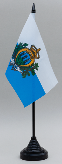 San Marino Desk Flag