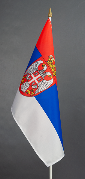 Serbia Hand Waver Flag