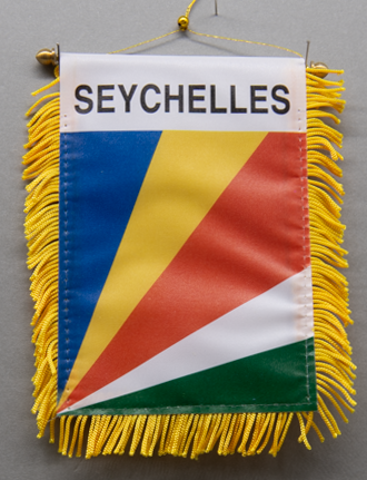 Seychelles Mini Car Flag