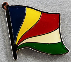 Seychelles Flag Pin AFN