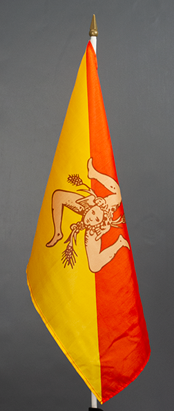 Sicily Hand Held Flag