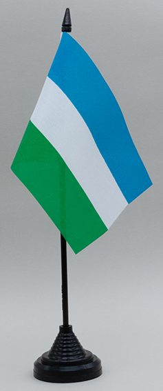 Sierra Leone Desk Flag