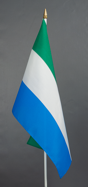 Sierra Leone Hand Waver Flag