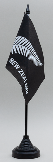 NZ Silver Fern Desk Flag
