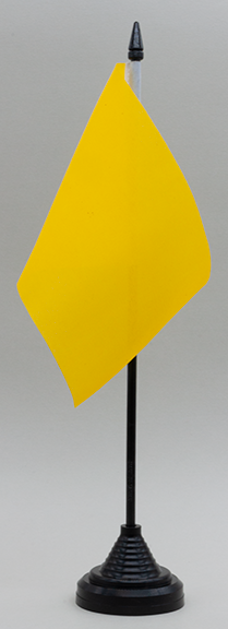 Yellow Desk Flag
