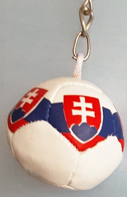 Slovakia Soccer Key Ring
