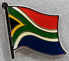 South Africa Flag Pin AFN