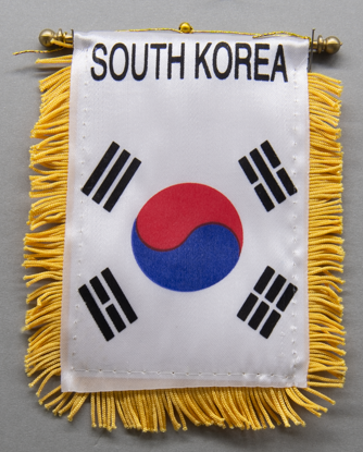 South Korea Mini Car Flag