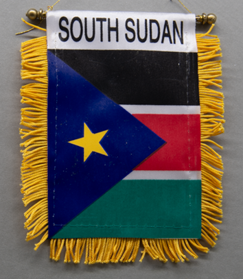 South Sudan Mini Car Flag
