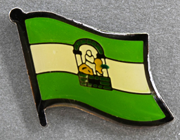 Andalusia Flag Pin Spain