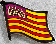 Baleares Flag Pin Spain