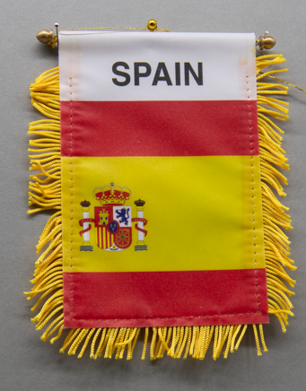 Spain Mini Car Flag