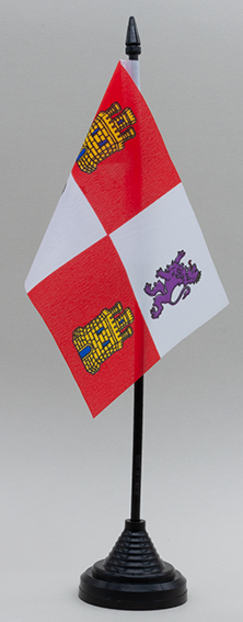 Castilla - Y - Leon Desk Flag