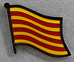 Catalonia Flag Pin Spain