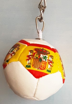 Spain Soccer Key Ring