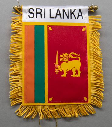 Sri Lanka Mini Car Flag