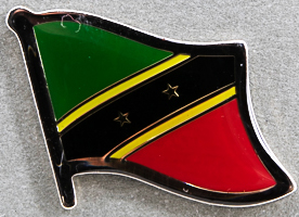 St Kitts - Nevis Lapel Pin