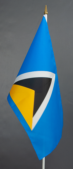 St.Lucia Hand Waver Flag