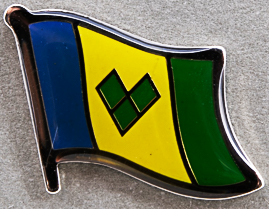 St Vincent and The Grenadines Lapel Pin