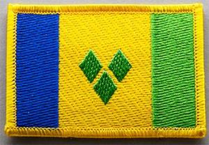 St Vincent The Grenadines Flag Patch