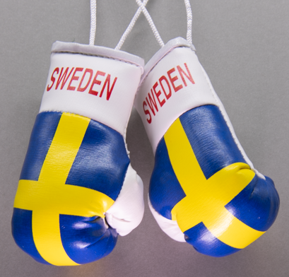 Sweden Mini Boxing Gloves
