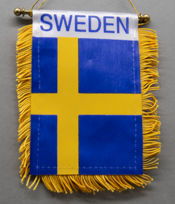 Sweden Mini Car Flag