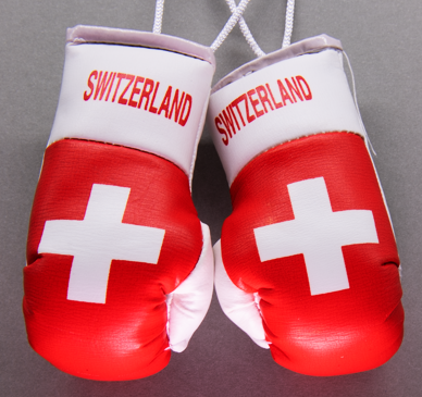 Switzerland Mini Boxing Gloves