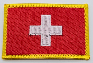 Switzerland Rectangular Flag Patch