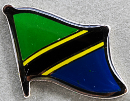 Tanzania Flag Pin AFN