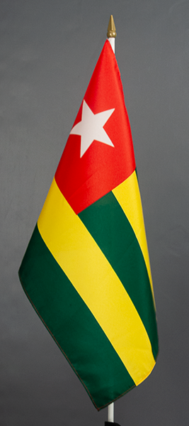 Togo Hand Waver Flag