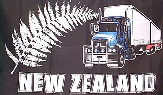 Truck on Silverfern Flag