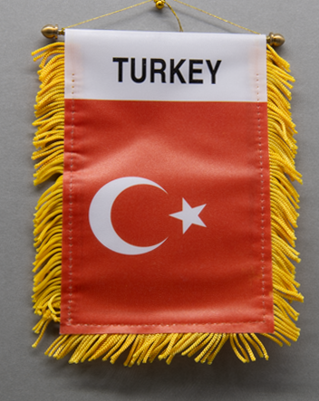 Turkey Mini Car flag