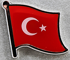 Turkiye Flag Lapel Pin