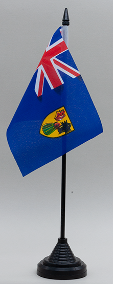 Turks Caicos Island Desk Flag