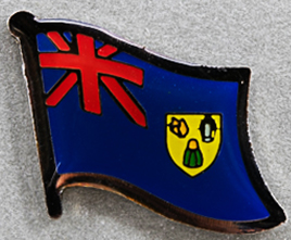 Turks Caicos Island Lapel Pin