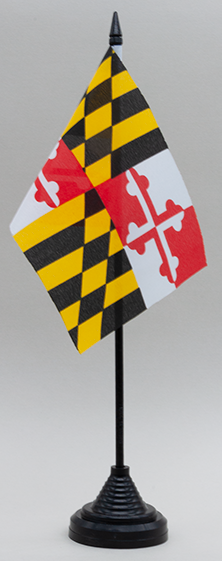 Maryland Desk Flag USA