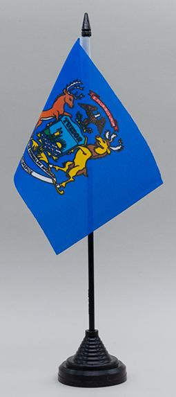 Michigan Desk Flag USA
