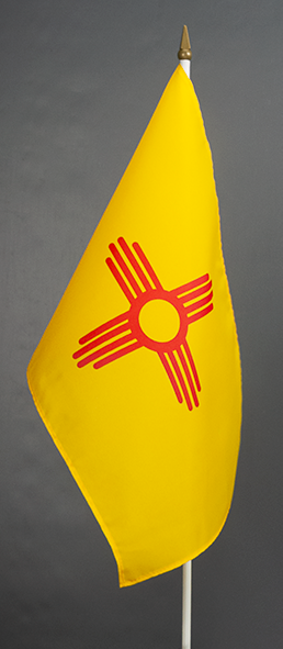 New Mexico USA Hand Waver Flag