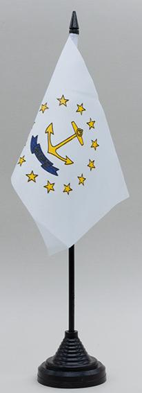 Rhode Island Desk Flag